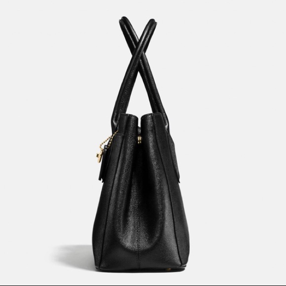 New w/tags Coach Carryall Tote Black - Picture 6 of 8